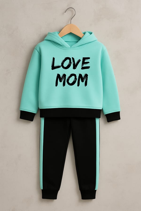 LOVE MOM BABY KIDS TRACK SUIT